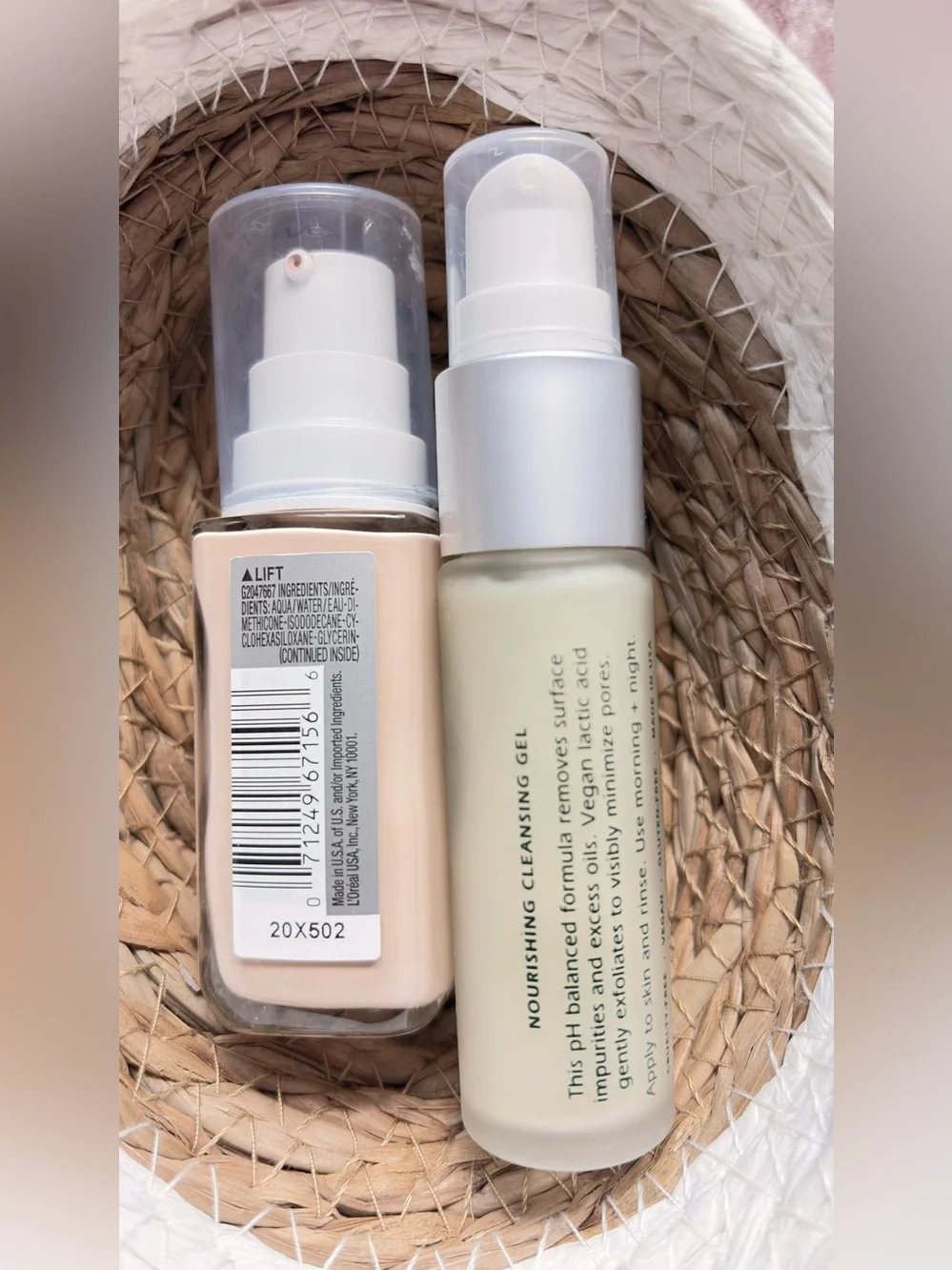 L'Oreal True Match Foundation + OSEA Ocean Cleanser Duo - Neutral Light / Cream